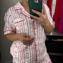Load image into Gallery viewer, Bow Heart Print PJ Set
