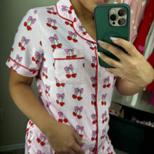 Load image into Gallery viewer, Cherry Print PJ Set
