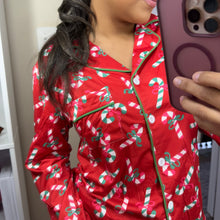 Cargar imagen en el visor de la galería, Red CandyCane Pj’s
