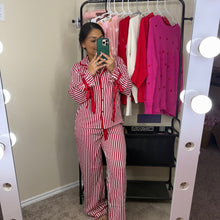 Cargar imagen en el visor de la galería, Red Stripe PJ Set
