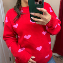 Cargar imagen en el visor de la galería, Red Heart Sweater
